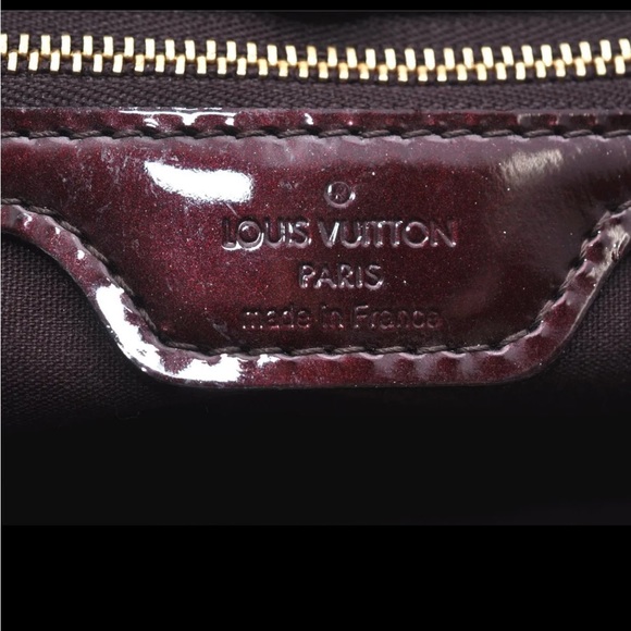 ✨ LOUIS VUITTON ✨ Authentic Monogram Vernis Wilshire PM Handbag Amarante Purple - Picture 10 of 16